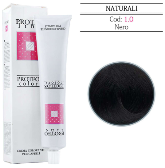 PROTEO LINE TINTURA PER CAPELLI - 1.0 NERO -100ML